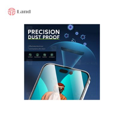 گلس گرین لاین 14PRO/3D DESERT ANTI-DUST  